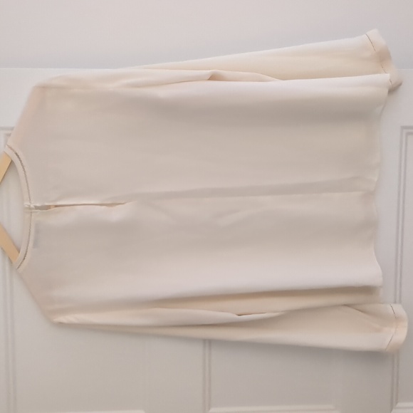 Mango, cream see-through blues, size large - Picture 3 of 3